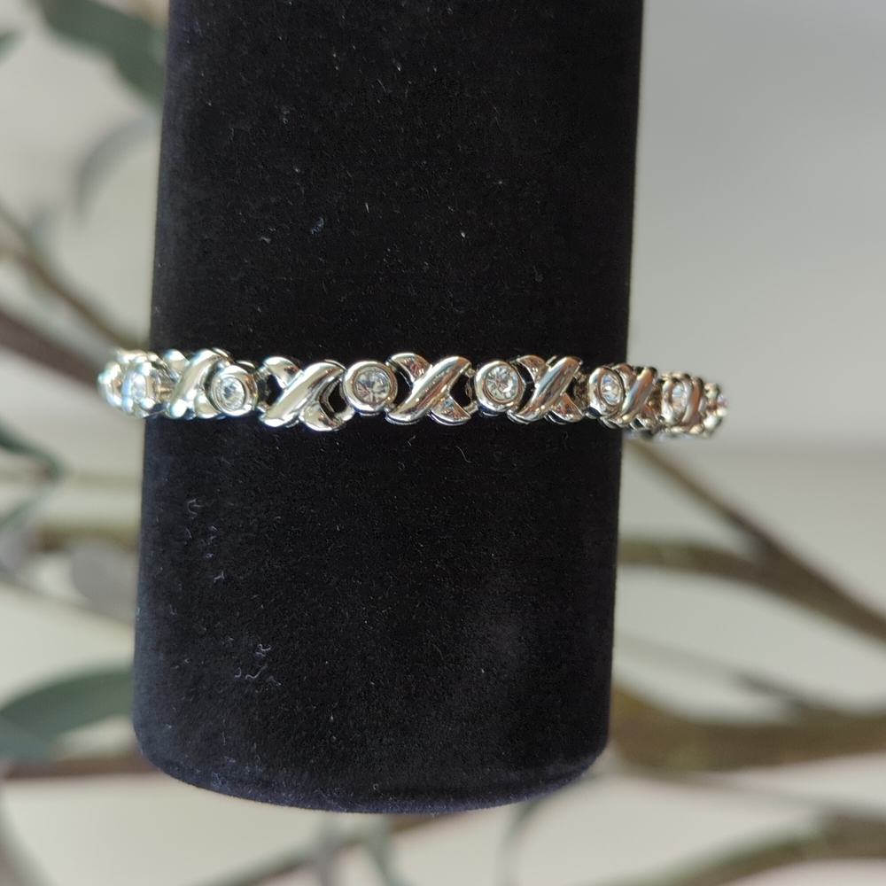 7" Stainless Steel XOXO Bracelet